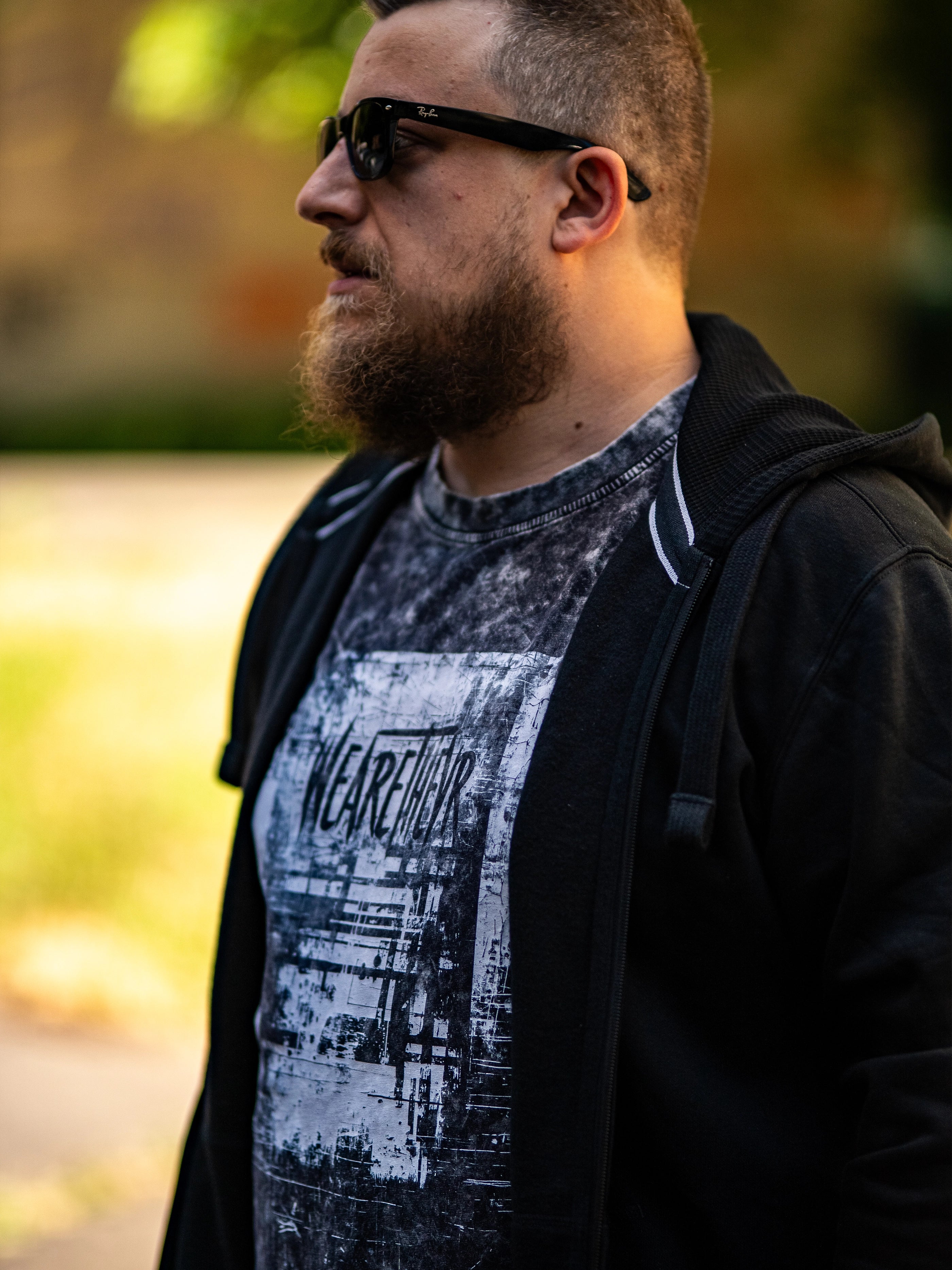 WeAreTheVR Grit férfi cipzáros pulóver