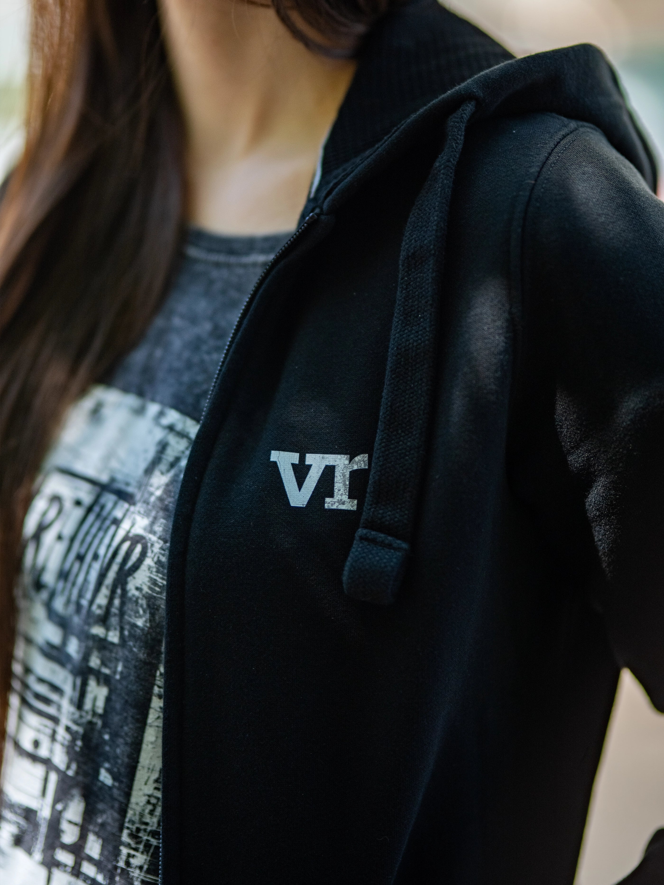 WeAreTheVR Grit női cipzáros pulóver