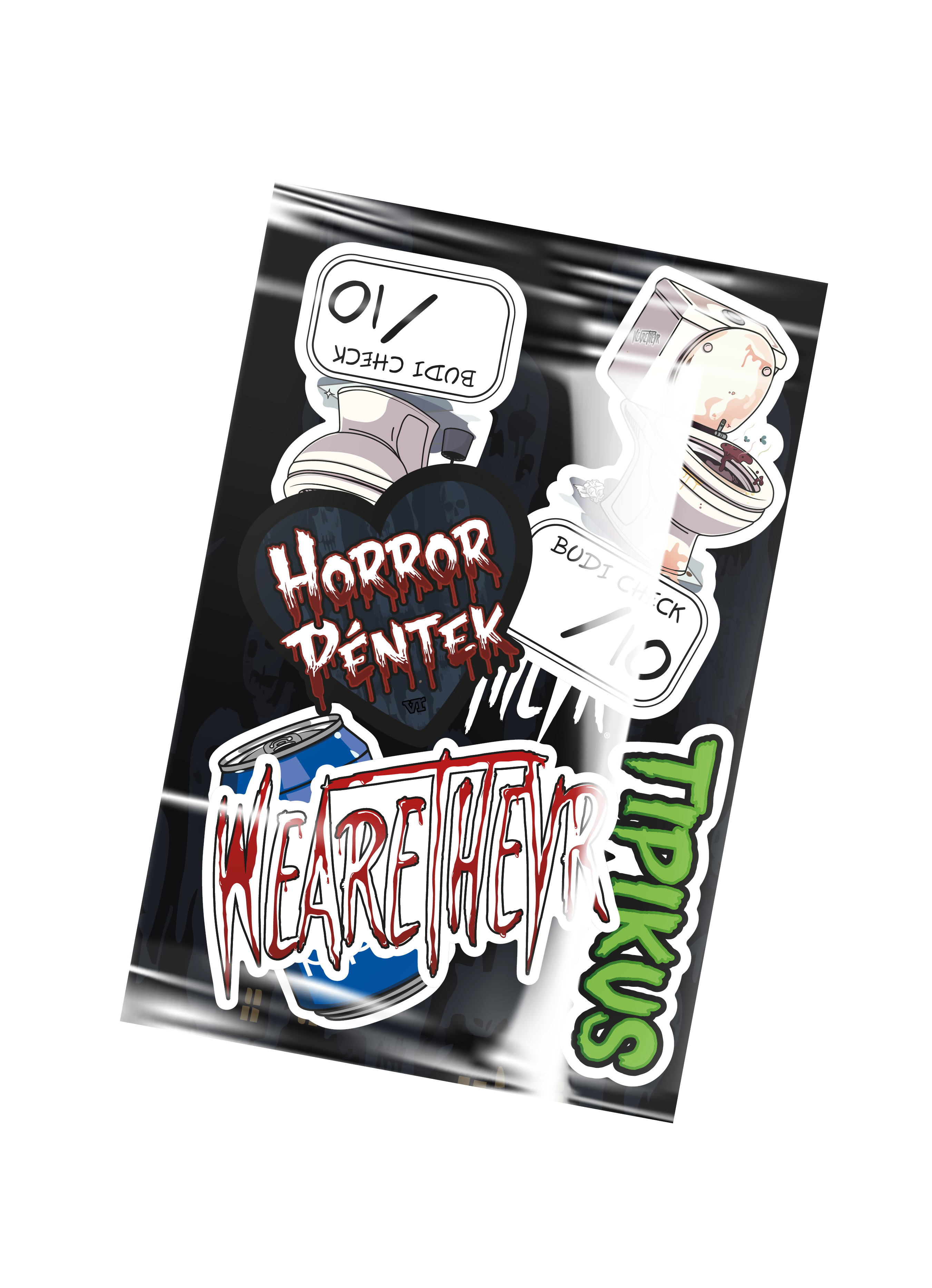 Horror Péntek Matrica Csomag